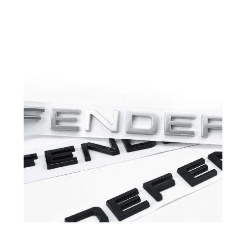 Emblema de capô Defender com letras 3D 570 mm x 35 mm compatível com Land Rover 2