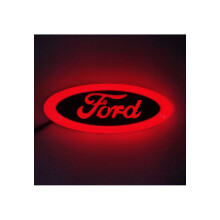 (Rot) Auto hinten Logo Licht Abzeichen Lampe Emblem für Ford