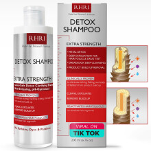 Detox-Shampoo fr den Produktaufbau: Entgiften und nachwachsen mit unserem klrenden Shampoo pflegt Follikel, lindert Kopfhautreizungen fr alle
