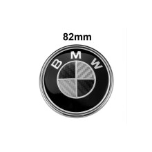 Carbon Fiber Logo Logo BMW Logo Motorkap/Kofferbak 82mm Serie 1/3/5/6/7/8/X/Z E30/E34/E36/E39/E46/E90/E91/X5/M3/M5