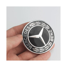 (Color B) Suitable For Mercedes-benz Hood Standard Hood Flat Standard Wheat Ear Logo