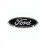 (Lado preto prateado) 7 polegadas (17,5*7 cm) para emblema dianteiro Ford 1