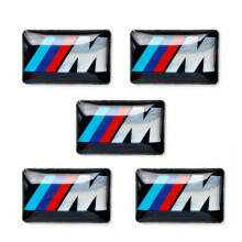 5 x M Sport Performance lichtmetalen velg badge sticker embleem sticker voor BMW 17x9mm