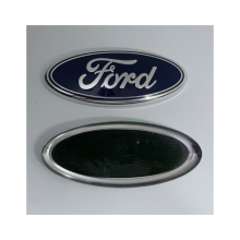 Logo de calandre ovale avant pour Ford Fiesta 2012-2014 175 mm x 70 mm