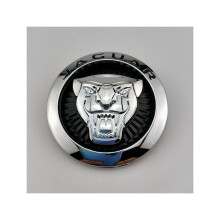 (Silvery Black) Suitable for Jaguar hood front grille Logo(7.2cm)