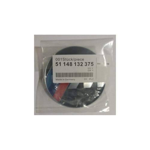 Emblema de capô BMW MSport 82 mm compatível com 1 3 5 6 X Z E92 E81 E60 51148132375