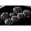 MODIFIX_CO_UK BMW ALL BLACK Emblem Badge 7pcs Set: Front + Rear + Centre Caps + Decal 3