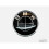MODIFIX_CO_UK BMW ALL BLACK Emblem Badge 7pcs Set: Front + Rear + Centre Caps + Decal 2