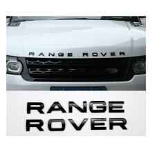 RANGE ROVER Glanzende zwarte letters badge embleem voor of achter