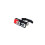 Emblema de grade frontal preto e cromado 72x22 mm para Audi A3 S3 3