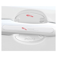 (JAGUAR) 8 adesivi protettivi antigraffio per la maniglia della portiera dell'auto