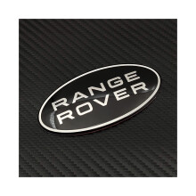 (Autocollant avant) Logo en métal 3D Range Rover Emblème de calandre avant de voiture Autocollant de coffre pour
