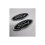 2pcs For Ford Badge Oval Black/silver 114x 45mm Front/rear Emblem 1