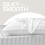 (Pillowcases Pair, White) Moonlight 4PC Satin Stripe Duvet Cover Set with Sheet & Pillowcases 3
