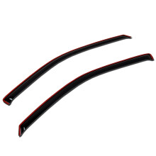 TuningPros WV-189i-2P-2 In-Channel Window Visor Deflektor Dažďová ochrana Dark Smoke 2-dielna sada