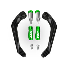 (Zelená) Motocykel Handguard Deflektor čelného skla Ochrana rukoväte riadidiel
