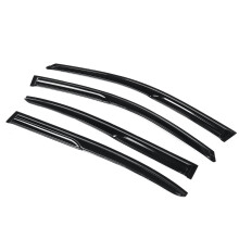 Lot de 4 déflecteurs de pare-soleil extérieurs en plastique pour Honda Accord 2013-2017