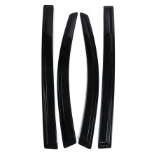 Lot de 4 pare-soleil extérieurs en plastique pour Honda Odyssey 2011-2017, déflecteurs de pare-soleil et de pluie
