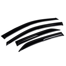 Lot de 4 pare-soleil extérieurs ondulés en plastique pour Corolla 2009-2013, style Mugen, protection contre les