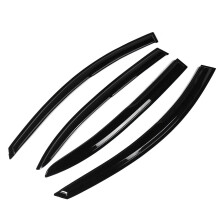 Lot de 4 pare-soleil extérieurs en plastique pour Mazda 6 Berline 2014-2017, déflecteurs de pare-soleil et de