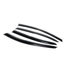 Lot de 4 déflecteurs de pare-soleil extérieurs en plastique pour Mazda 3 2014-2019