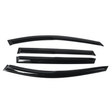 Lot de 4 pare-soleil extérieurs en plastique pour Nissan Rogue 2014-2019, déflecteurs de pare-soleil et de pluie