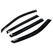 Lot de 4 déflecteurs de pare-soleil extérieurs en plastique pour Toyota RAV4 2019-2020