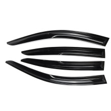 Lot de 4 pare-soleil extérieurs en plastique pour Acura TL Clip 2009-2014, pare-soleil, pare-pluie, déflecteur