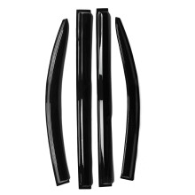Lot de 4 pare-soleil extérieurs en plastique pour Toyota Sienna 2011-2018, style JDM, déflecteur de protection