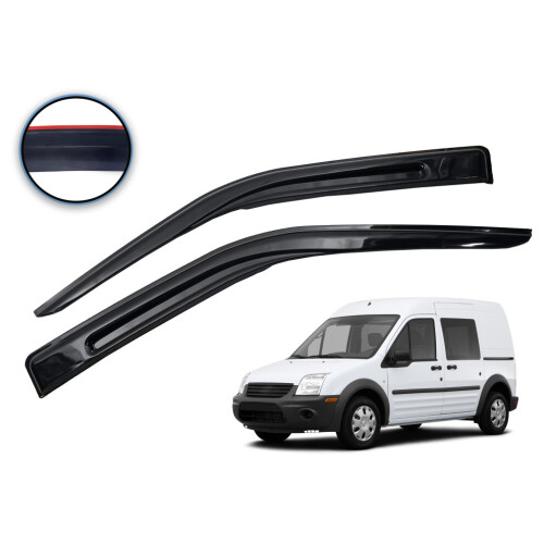 Lot de 2 déflecteurs avant pour Ford Transit Connect 2002-2014 1