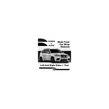 Adesivi per minigonne laterali per BMW X5 X6 MX5 MX6 M Performance, neri o in carbonio