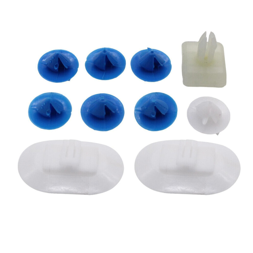 Lot de 10 clips de fixation pour jupe latérale de véhicule 1610186180 pour Citroën DS3