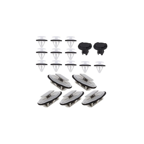 1 conjunto completo de acessórios de clipe de acabamento de plástico compatíveis com Mazda 3 BL (2008-2013)