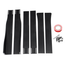Nieuwe auto zijskirt verlengbladen matzwart universeel voor BMW AUDI VW FORD 2.2M