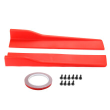 Nuovo 2 x universale auto minigonne laterali splitter canard diffusore winglet ali