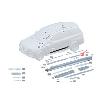 MERCEDES-BENZ GLE W167 Rinforzo sottoporta posteriore destro A1676988301 NUOVO ORIGINALE