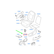FORD GALAXY MK2 Cuscino superiore del sedile anteriore destro LHD 1439940 NUOVO ORIGINALE