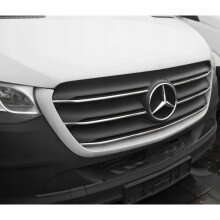 Mercedes Sprinter W907 W910 Chrome Grill Trims - Radiator Bar Accents Decoration atrapa TUNING