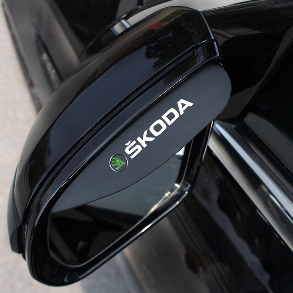 (Skoda) Specchietto Retrovisore Auto Antipioggia Specchietto Retrovisore Invertito Specchietto Retrovisore Antipioggia