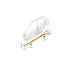 Kit pannello di fissaggio minigonne posteriori FORD FIESTA MK6 WT 1809784 NUOVO ORIGINALE