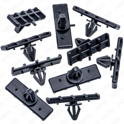 Rexka 10ks Rocker Panel Ground Effects Liding Clips pre Ford Mustan