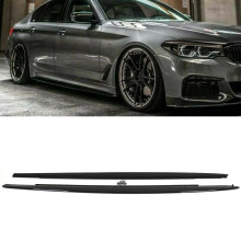 BMW 5 G30 G31 F90 M5 Prolungamento minigonne laterali M Performance Style Nero lucido Nuovo