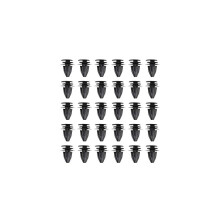 30 clip di fissaggio per sottoporta laterali esterne auto, in plastica nera, compatibili con MINI R50 R53 R56