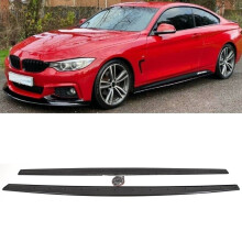 BMW Serie 4 F32 F33 F36 M Performance Style Minigonne laterali estese Carbon Look (non per M4)