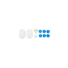 Set di clip di fissaggio per minigonne laterali auto di ricambio per Citroen DS3 2009-2015, OE: 1610186180 Set