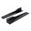 2 X Universal Car Glossy Black Side Skirt Rocker Splitters Canard Diffuser Winglet Wing 4