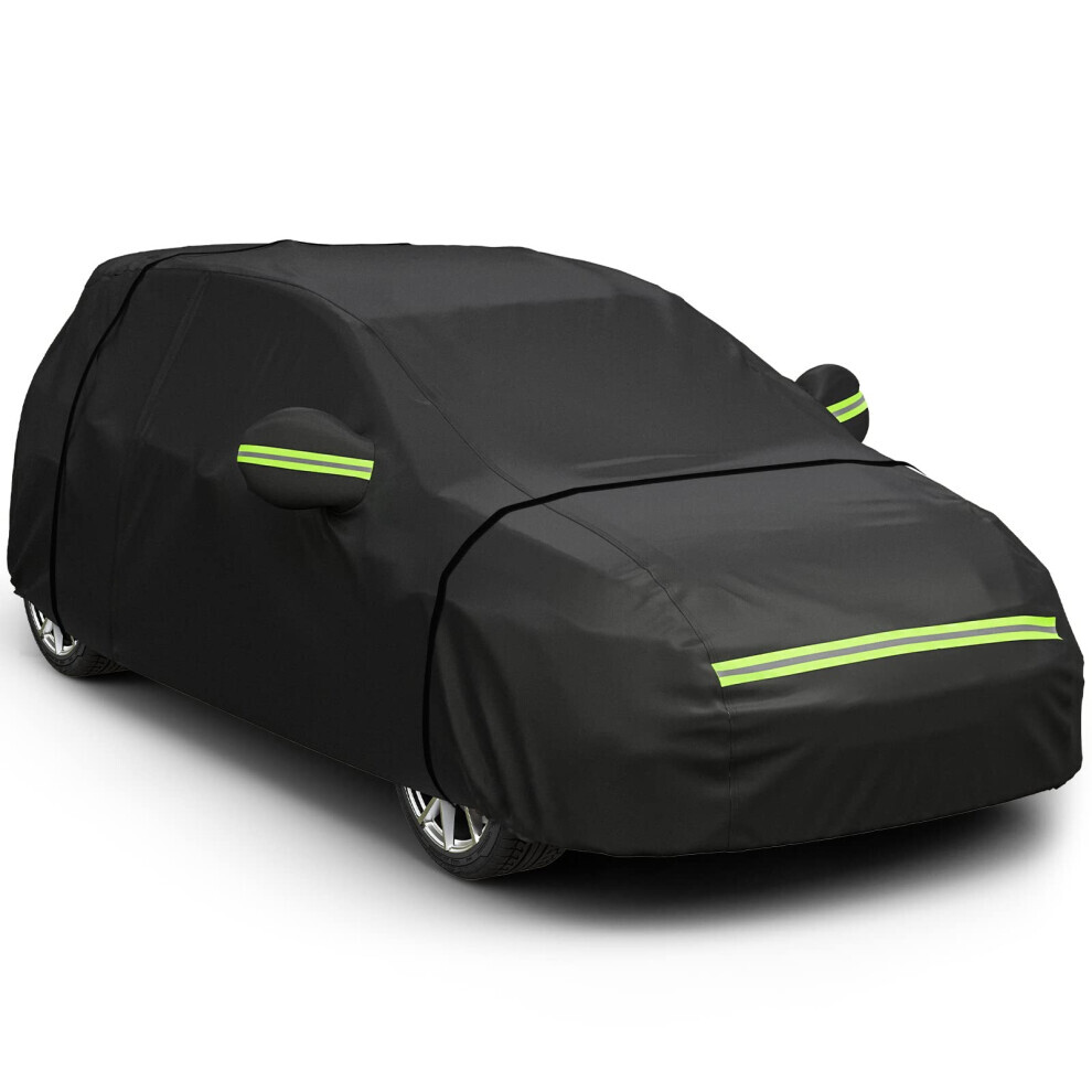 Housse de voiture à hayon, housse de protection complète pour l'extérieur, imperméable, grande taille, avec fermeture