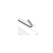 Bak Industries PARTS-326A0004 Guarnizione per paratia a coste spesse 0,75 pollici x 65 pollici. Guarnizione per