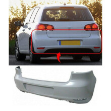 VW Golf Mk6 3/5 Door Hatchback 2009-2012 Rear Bumper Primed No Pdc Not For Gti/Gtd Models