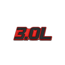 (30 l-negro-rojo) 3D 3,0 l 5,7 l 4,7 l 3,5 l 6,0 l para Ford BMW Honda Toyota Subaru todoterreno